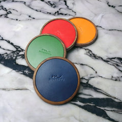 Leather Coaster Set