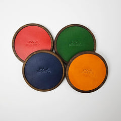 Leather Coaster Set